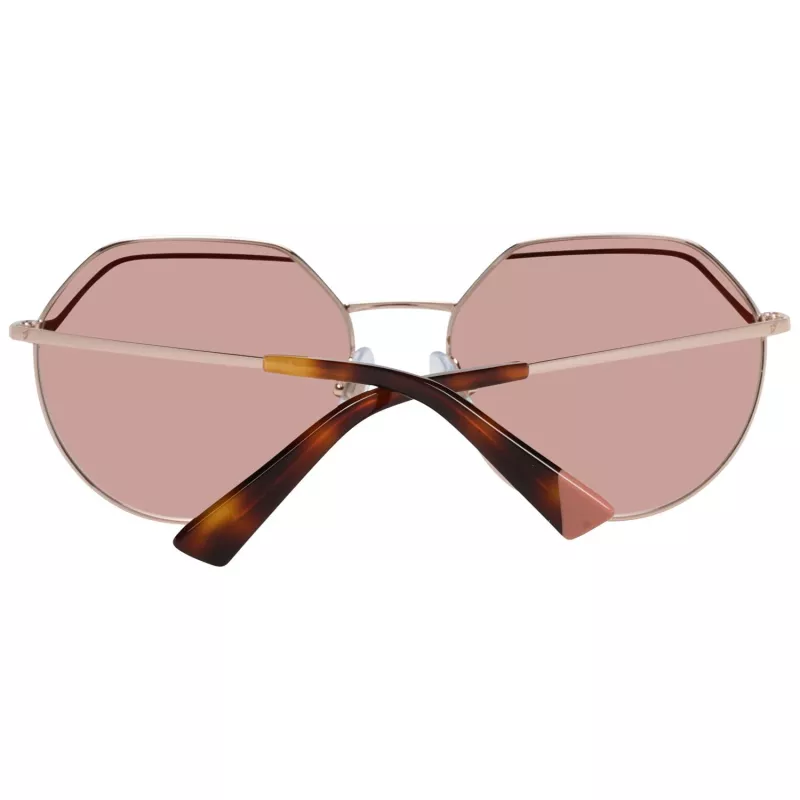 WEB EYEWEAR Naiste päikeseprillid WE0258-5833G Havana atsetaat ruudukujulise raamiga, pruuni gradiendi läätsedega 58/18/140 mm