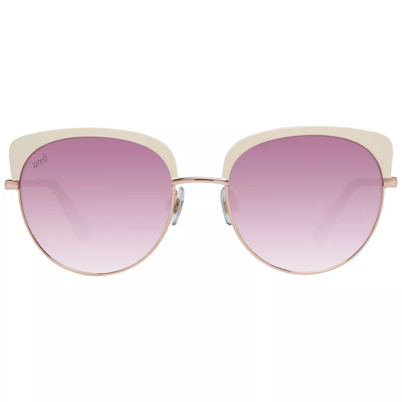 WEB EYEWEAR Naiste päikeseprillid WE0271-5533Z Havana pruun ruudukujuline atsetaat gradientläätsedega 55mm