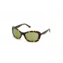 WEB EYEWEAR naiste päikeseprillid WE0289-5652N Havana atsetaat ruudukujulise raamiga pruuni gradiendi läätsedega 56/19/130 mm