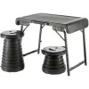 WEDO Camping Set 1 Table and 2 Telescopic Stools NXT Black