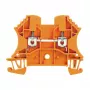 Weidmüller WDU 2.5 OR läbiv klemmliist, kruviühendusega, 2,5 mm², oranž