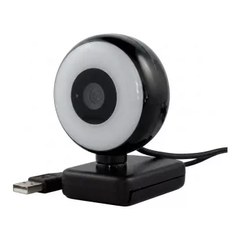 WEMISS CM-A2 Stream Series koos ringvalgusega Full HD veebikaamera, 1/3 inch CMOS andur, must