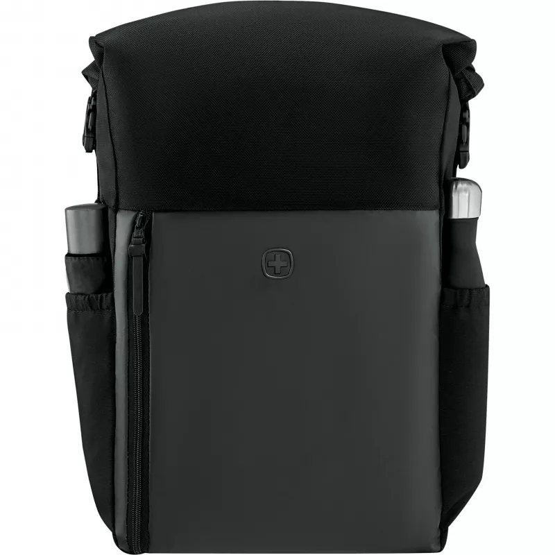 Wenger UrbanOne Roll-Top 15.6 Laptop Seljakott Must