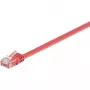 Wentronic 96400 1m Cat6 U/UTP punane võrgukaabel