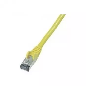 Wentronic CAT 6 S/FTP patchkaabel, RJ45 isane - RJ45 isane, 1 m, kollane, LSZH, tuleaeglustiga