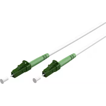 WENTRONIC Goobay 59586 OS2 ühemoodiline fiiberoptiline ühenduskaabel LC/APC - LC/APC, 3 m, valge, LSZH