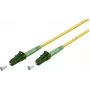 Wentronic Goobay 59630 LC/APC - LC/APC OS2 ühemoodiline fiiberoptiline ühenduskaabel, 3 m, kollane