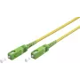 Wentronic Goobay 59641 OS2 ühemoodiline fiiberoptiline ühenduskaabel, SC/APC - SC/APC, 5 m, kollane, LSZH