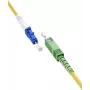 WENTRONIC Goobay 59651 OS2 ühemoodiline fiiberoptiline ühenduskaabel SC/APC - LC/UPC, 5 m, kollane, LSZH