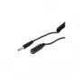 Wentronic Goobay 6,35 mm Jack pikenduskaabel, 5 m, TRS stereo, isane emasele, must 50016