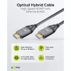 WENTRONIC Goobay 76276 Aktiivne Optiline HDMI-kaabel AOC 8K - 10 m, HDMI 2.1, 48 Gbps, 8K@60Hz, 4K@120Hz, Dynamic HDR, eARC, VRR, ALLM, HDCP 2.3, must