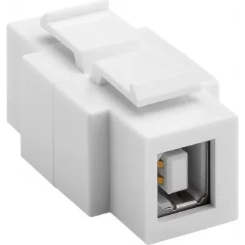WENTRONIC Goobay 79930 lame USB 2.0 adapter, USB-A emane - USB-B emane, valge