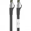 Wentronic Goobay CAT 8.1 patch-kaabel, S/FTP (PiMF), must, 3 m - LSZH halogeenivaba, vask AWG 24 (66723)