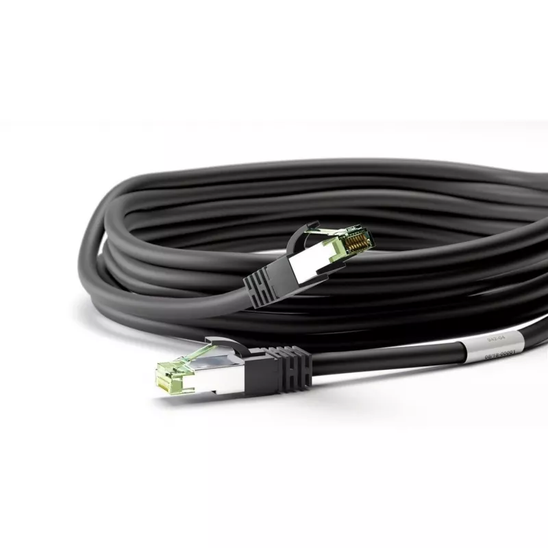Wentronic Goobay CAT 8.1 S/FTP patchkaabel, LSZH, must, 1 m 66721