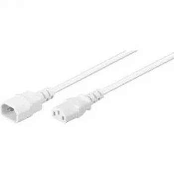 Wentronic Goobay külma seadme pikenduskaabel C14–C13, 1 m, valge 97582
