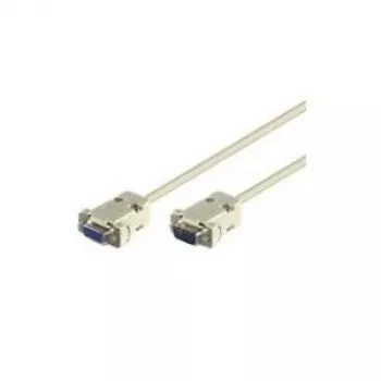 Wentronic Goobay D-SUB RS-232 pikenduskaabel 9-pin isane emasele, hall, 5 m 50225