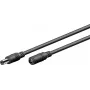 Wentronic Goobay DC pikenduskaabel 5 m must 76671