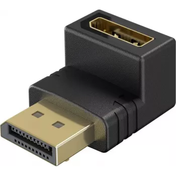 Wentronic Goobay DisplayPort nurkadapter 90° alla must (77130)