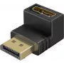 Wentronic Goobay DisplayPort nurkadapter 90° alla must (77130)