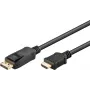 Wentronic Goobay DisplayPort - HDMI kaabel 1,8m 4K UHD aktiivne adapter 80521