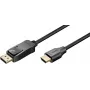 Wentronic Goobay DisplayPort - HDMI kaabel 1m must 4K 30Hz 80526