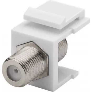Wentronic Goobay Keystone moodul SAT/Antenn F-pesa F-pesa ühendusdetail valge 79474