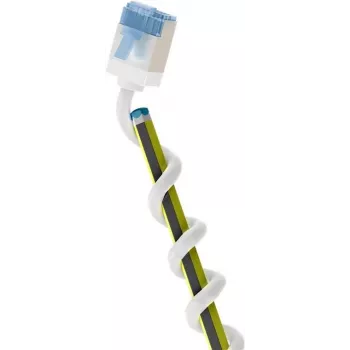 Wentronic Goobay ülimalt paindlik Cat 6A õhuke U/FTP paigalduskaabel, valge, 0,25 m, 10 Gbps, ülilühikesed tõkestuseta pistikud 74327