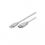 Wentronic Goobay USB 2.0 Hi-Speed pikenduskaabel, hall, 3 m, Type A isane - Type A emane 50961