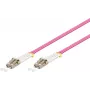Wentronic LC-LC OM4 Duplex Multimode Fiiberoptiline Patch-kaabel, 50/125µm, LSZH, Roosa 95940