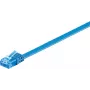 Wentronic RJ-45 CAT6a 0,5m U/UTP patch-kaabel, kullatud pistikud, 10 Gbps, must 96295