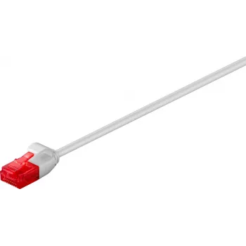 Wentronic Slim Line Cat6 U/UTP paigalduskaabel, 0,15 m, elevandiluu 71545
