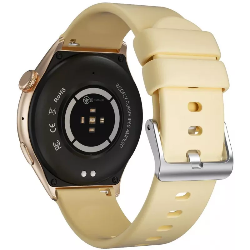 WEOFLY Curve Smartwatch Gold
