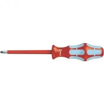 Wera 05022734001 Kraftform Plus standardsete kruvikeerajate komplekt, 7-osaline, pilu- ja ristpeakruvikeerajad, Lasertip, seinakinnitus