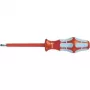 Wera 05022734001 Kraftform Plus standardsete kruvikeerajate komplekt, 7-osaline, pilu- ja ristpeakruvikeerajad, Lasertip, seinakinnitus