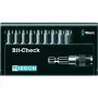 Wera 05056164001 9-osaline Torx-otsakute komplekt Rapidaptor-hoidikuga, 1/4 tolli kuuskantajam, 25 mm otsakud, TX8–TX40, Bit-Check karp