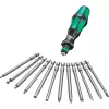 Wera 17-osaline Kraftform Kompakt 60 otsakute komplekt, pilu-, Phillips-, Pozidriv-, TORX BO 05051042001