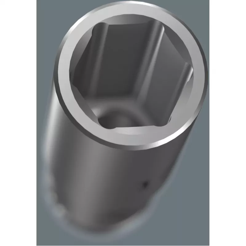 Wera 3/8 inch süvapesade komplekt magnetrööpal, 9-osaline, meetriline, must/roheline