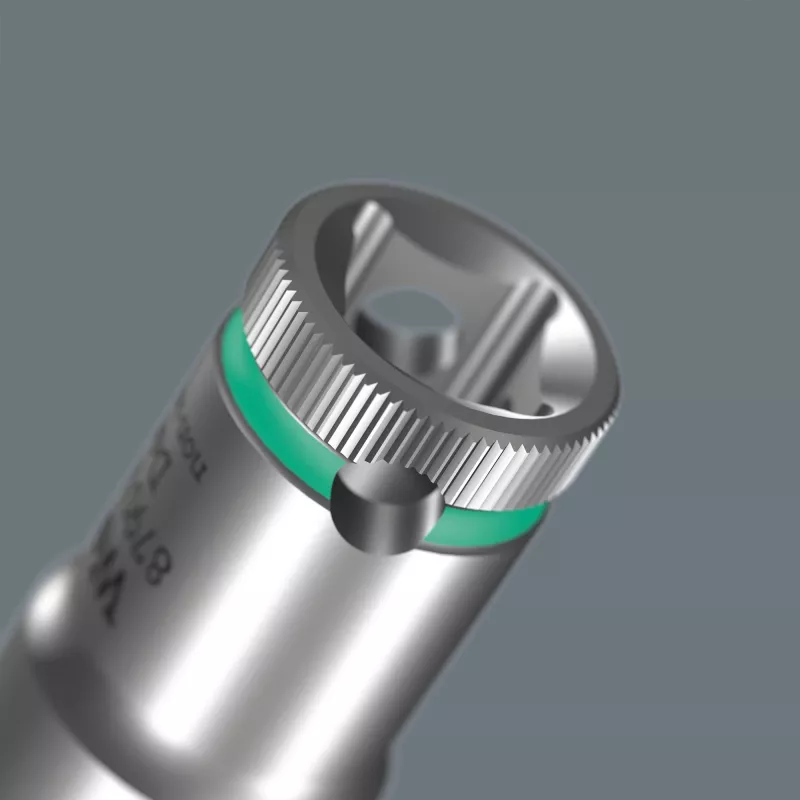 Wera 3/8 inch süvapesade komplekt magnetrööpal, 9-osaline, meetriline, must/roheline