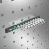 Wera 3/8 inch süvapesade komplekt magnetrööpal, 9-osaline, meetriline, must/roheline