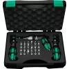 Wera 7445/46/47 dünamomeetriline kruvikeeraja komplekt, 27-osaline (0,3–6,0 Nm) Rapidaptor otsakuhoidjaga, tekstiilkarp 05350451001