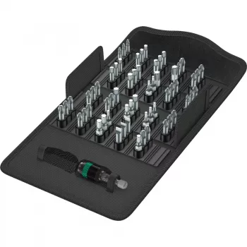 Wera Bit-Safe 61 Universal 1, 1/4 tolline kuuskantotsik, 61-osaline otsikute komplekt vastupidavate otsikutega ja universaalse otsikuhoidjaga 05057122001