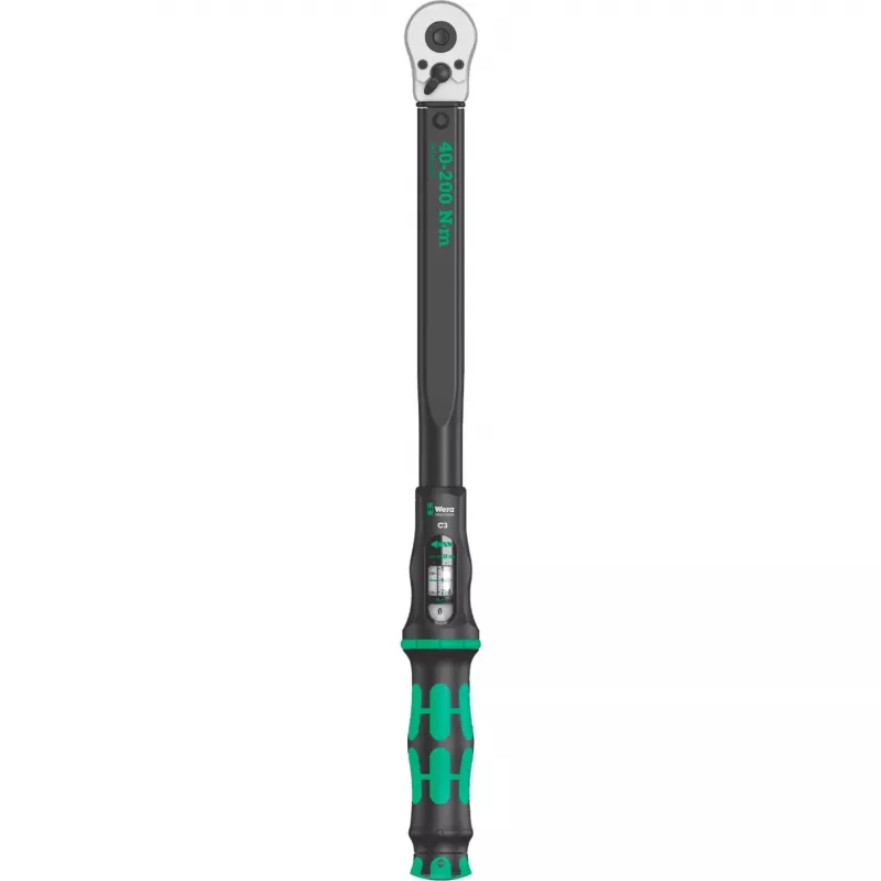 Wera Click-Torque C 3 Set 1 Momentvõtme komplekt, 1/2 inch pesa, 40-200 Nm, 4-osaline