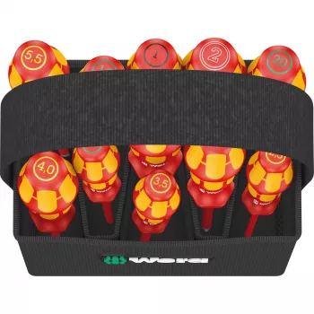 Wera Kraftform 2go 100 kruvikeeraja otsakute komplekt, 11-osaline, Phillips, Pozidriv, Torx, 25 mm otsakud, Rapidaptor otsakuhoidja ja tekstiilist karbiga 05004310001