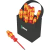 Wera Kraftform 2go 100 kruvikeeraja otsakute komplekt, 11-osaline, Phillips, Pozidriv, Torx, 25 mm otsakud, Rapidaptor otsakuhoidja ja tekstiilist karbiga 05004310001