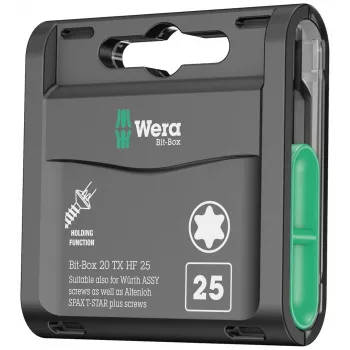 WERA Set Bit-Box 20 TX HF, TX 20mm, 20 tk Würth