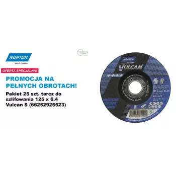 WHEEL STAND PRO Lihvketas Norton Vulcan 125 x 6.4 A30S