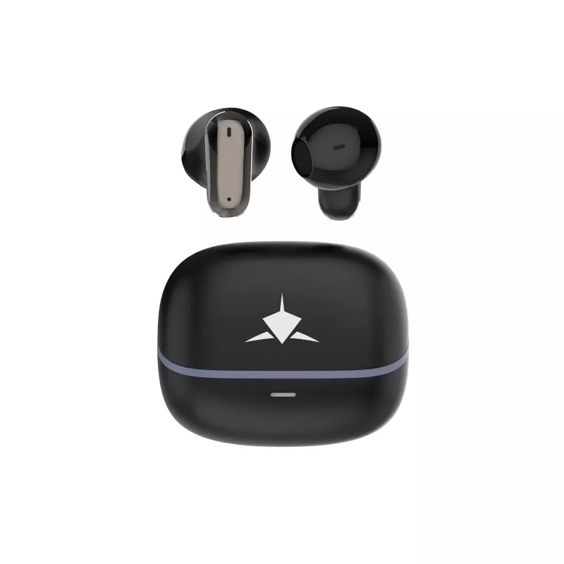 White Shark BLAZE-B GEB-TWS-201 True Wireless Bluetooth 5.1 kõrvaklapid kõrvaklapid laadimiskarbiga, IPX4 veekindlus, puutetundlik juhtimine, must