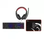 White Shark COMANCHE-3 Gaming Set for Beginners - Gaming Keyboard, Gaming Mouse, Gaming Headset and Mouse Pad - Black