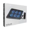 White Shark ICE BLADE GCP-96 kahe ventilaatoriga sülearvuti jahutusalus sinise LED-valgustusega, kuni 17 tolli, 5 reguleeritavat asendit