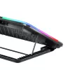 White Shark ICE BLADE GCP-96 kahe ventilaatoriga sülearvuti jahutusalus sinise LED-valgustusega, kuni 17 tolli, 5 reguleeritavat asendit